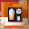 Digital Display Coffee Cup & Handheld Fan Business Gift Set for Leaders & Colleagues - Customizable with Logo