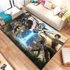 Tapete de Chão 3D Padrão A Ark Survival Rise 15 Tamanhos Sala de Estar Quarto Mesinha de Cabeceira Banheiro Tapete de Chão Tapete de Área Sala de Jogos Man Cave