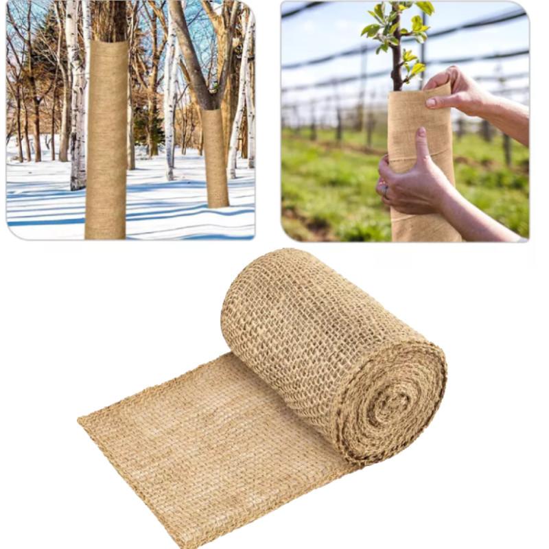 Premium Natural Burlap Tree Protector Roll Versatile Plant Wraps For Tree Protection And Support
