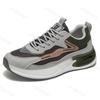 Fashion Men's 2025 Autumn New Mesh Running Sports Shoes Trendy Versatile Comfortable Casual Thick Bottom Heightening Retro Men's Shoes