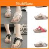 2024 Stylish Summer Wedge Flip Flops For Women Comfortable Beach Sandals With Thick Sole
