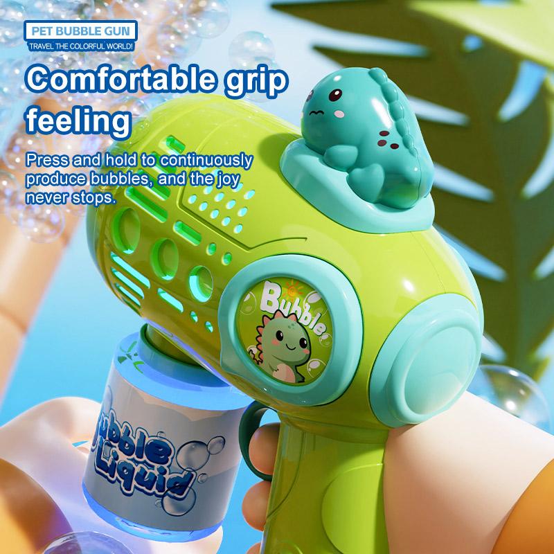 Automatic Electric Bubble Gun Blower - Leak-Proof Gatling Bubble Machine, Handheld Outdoor Summer Party Toy for Boys & Girls