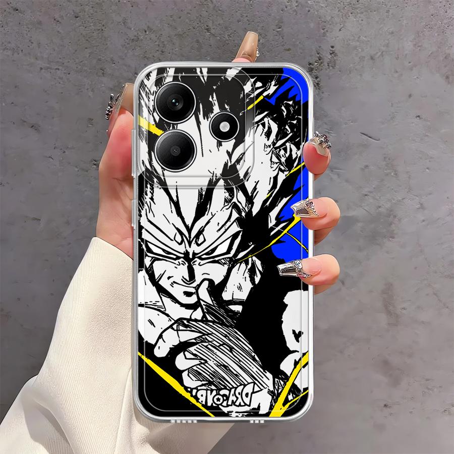 Soft Phone Cover Case for Xiaomi Redmi Note 14 Pro Plus 10S 12 A4 11S 13C 9 10 12S 11 14C Note 13 Hot Anime Dragonballs New