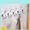 Modern Minimalist Wall Mount Heavy Duty Coat Hook With 5 Hooks For Bathroom And Hotel Doors