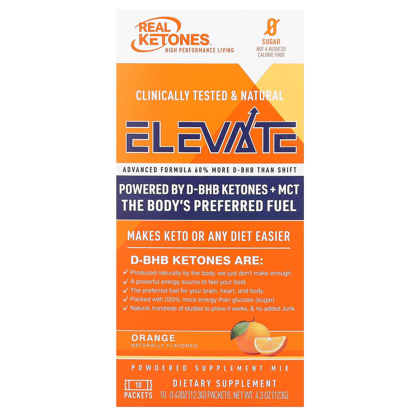 

Elevate, Orange, 10 Pack, 12.3G (0.43Oz) Each