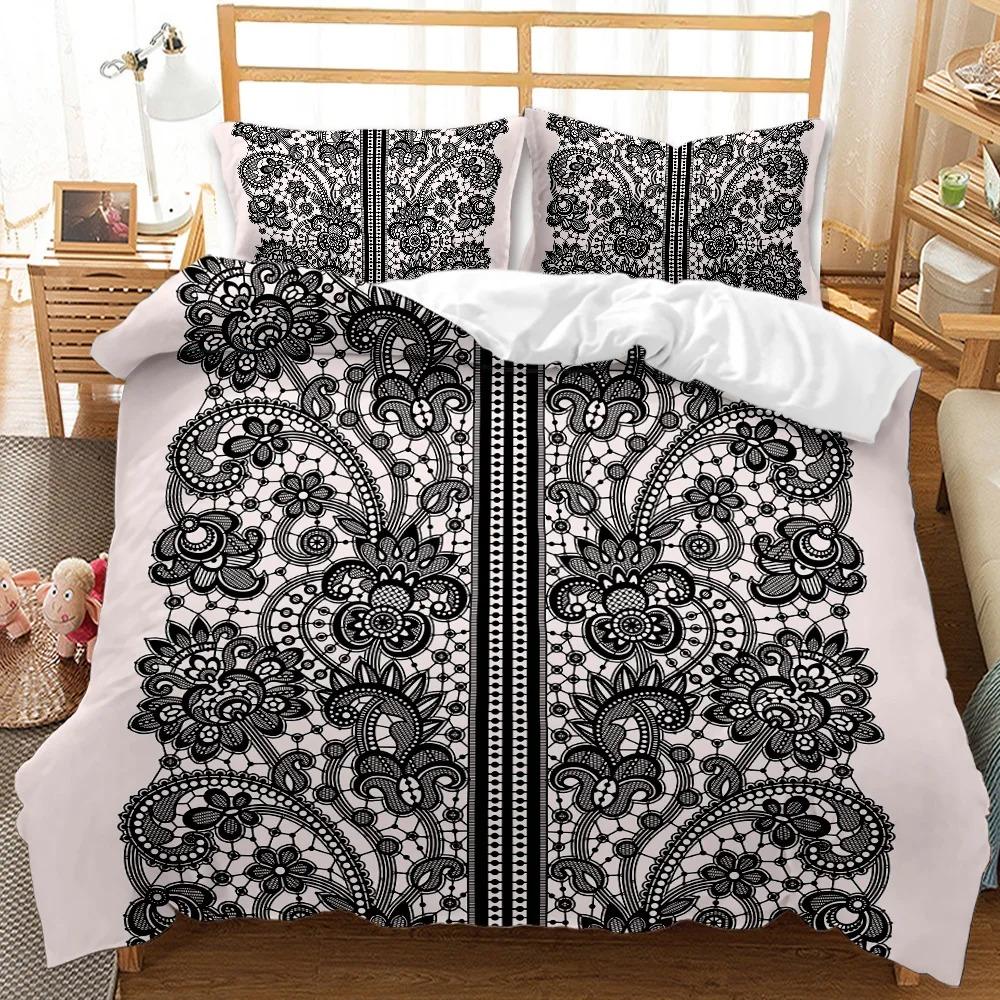 

Комплект постельного белья с цветочным рисунком, весенний пасторальный цветочный ботанический букет поле природа тематика арт мягкий полиэстер комплект постельного белья EU Single 135x200cm