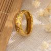 European Starry Sky Rhinestone Titanium Steel Couple Rings