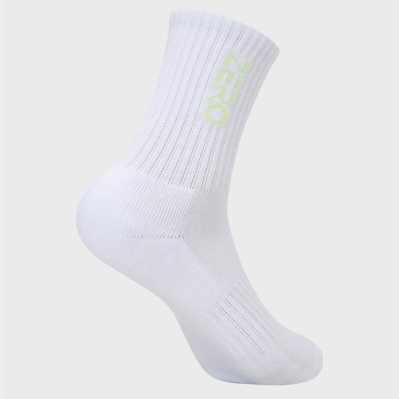 CLOUD ZERO ZERO Crew Socks (2P) (0097052) CZFAF1SC902YG-WHITE