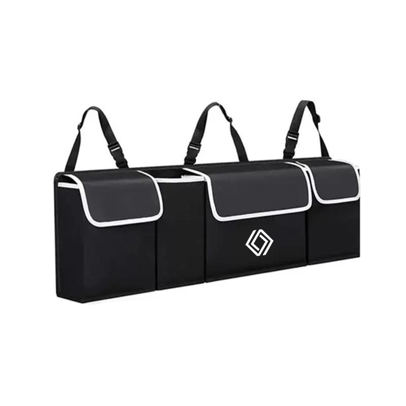 2026 Hot For Renault Hub Caps Car Trunk Organizer Backseat Storage Bag High Capacity Multi-use Automobile Interior For Renault M