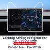 ZFX1 For New Tesla Screen Protector Frame Display Edge Body Cover Central Control Accessories For Tesla Model 3 Y Juniper 2026 2025