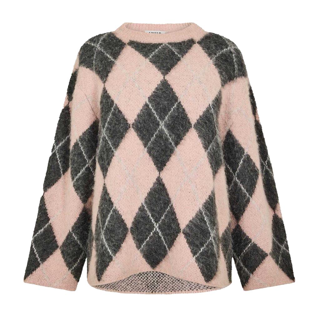 Edited Womens/Ladies Harriet Argyle Drop Shoulder Jumper