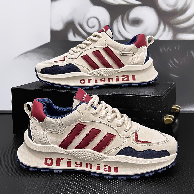 Spring Men's Shoes Breathable Sports Casual Dad Shoes Men's Versatile Fashion Shoes Lightweight Forrest Gump Shoes