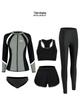 Plus Size Women's Jellyfish Pattern Two-Piece Wetsuit with Zipper: Long Sleeve Surfing Suit for Snorkeling, Hot Springs, and Beach Swimming