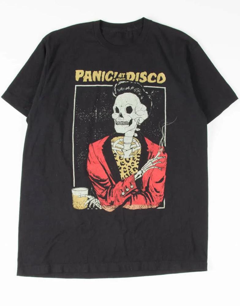 Panic at the Disco Band Death of A Bachelor Tour Cotton Black T Shirt C305 Unisex T-Shirt XXL