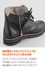 Daytona WP Waterproof Motorcycle Riding Genuine Leather with Shift Side Size DS-004 Men's Boots, Pad, Zip, Lace-Up, Black, 26.5cm (Product Code