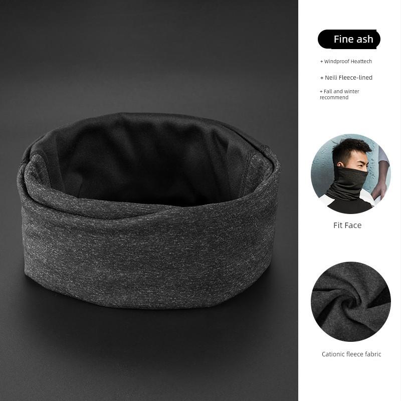 Rockbros Warming Kerchief Cold Mask Towel Neckerchief Cover Fleece Magic Headband Winter Men and Women Riding Equipment