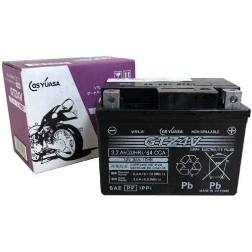VRLA Motorcycle / 3.0 Ah (10 HR) 12 V [Part Number] GTZ4V [] Black