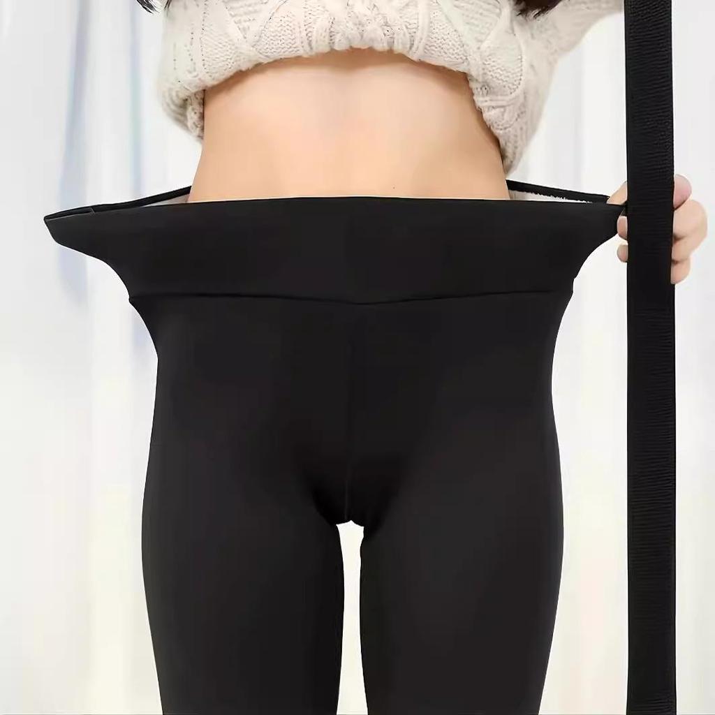 Winter Leggings Women High Waist Thick Velvet Keep Warm Legings Solid All-Match Sexy Leging Push Up High Elastic Jeggings Female