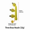 Adjustable Atomizing Sprayer Nozzle Multi Heads Agricultural Spray Head  Garden Accessories