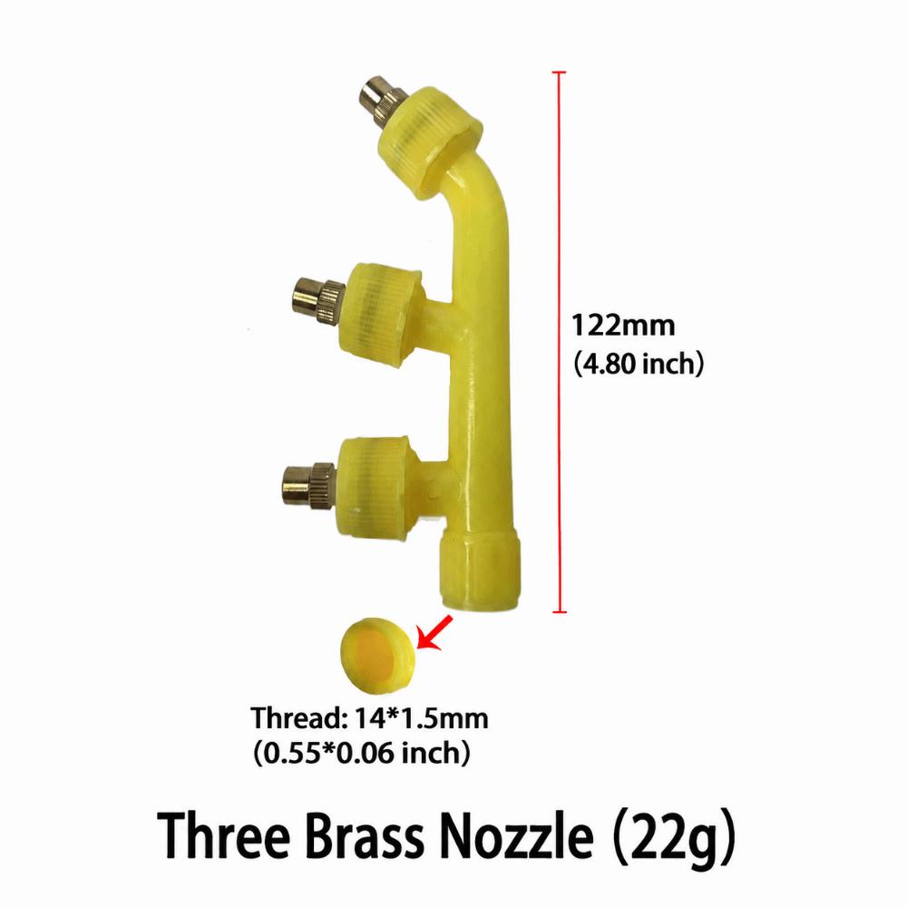 Adjustable Atomizing Sprayer Nozzle Multi Heads Agricultural Spray Head Garden Accessories
