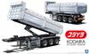 Aoshima Bunka Kyozai Heavy Freight Series 21 Kodaira Antico Type SP Dump Trailer Plastic Model 1/32 No.