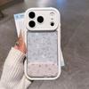 Broken Flower Rabbit Bracket Is Suitable for Apple 17 Mobile Phone Case iPhone16Pro Xiaomi Oppo Anti-drop All-inclusive Case.