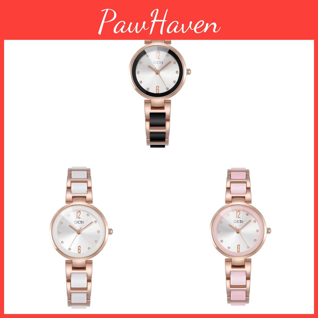 Gadi Ceramic Womens Quartz Watch With Water Resistance For Elegant Ladies