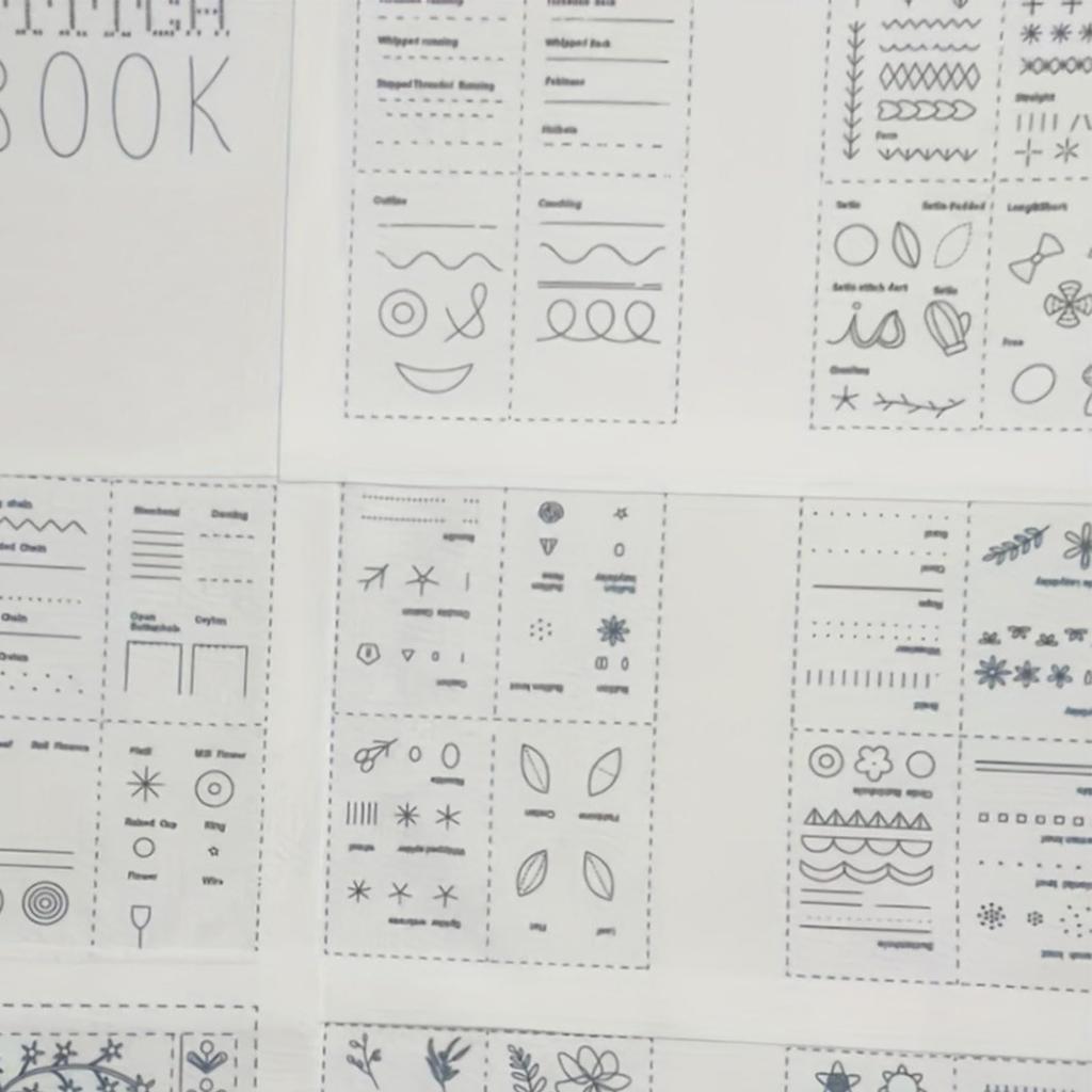 New Product! DIY Book Embroidery, Embroidery Book Kit, Sewing Patterns Guide With 86+ Patterns, 86 Unique Stitches, Tools Set