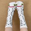 1 Pair Garden Eel Striped Mid-calf Socks Moisture Wicking Breathable Cotton Casual Socks Men Women Stretch Sports Crew Socks