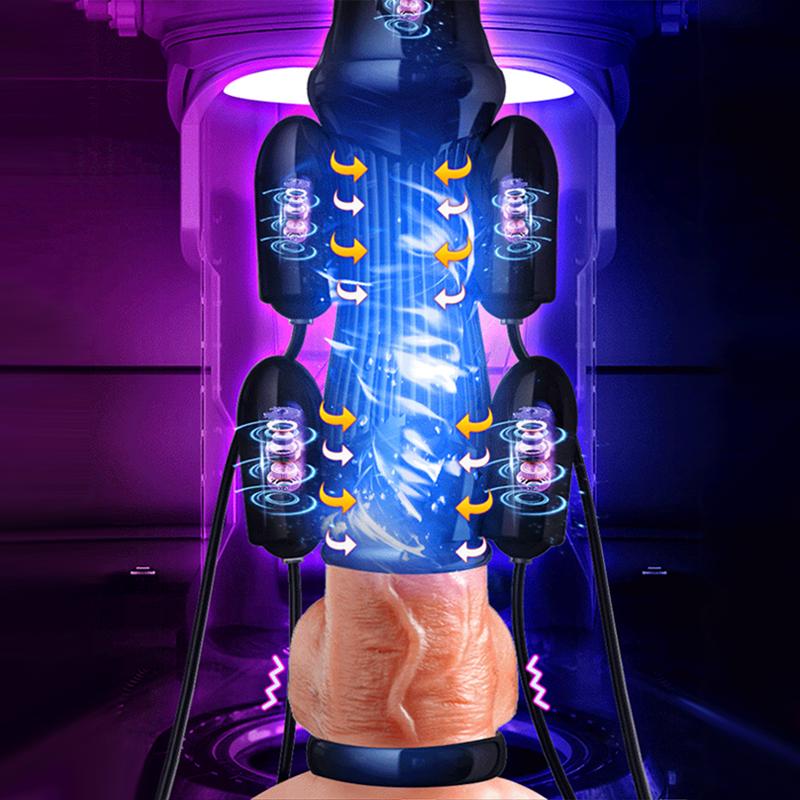 Bezdrátové dálkové ovládání Glans Vibrator Penis Ring Ring Sleeve Enlargement For Men Opakovaně použitelný kondom