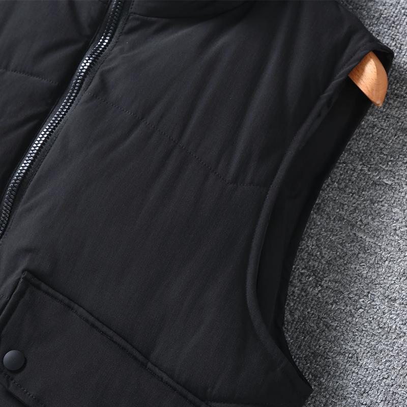 Liela izmēra L-8XL Modes Silta bez piedurknēm veste Vīriešu Ziemas jakas Ūdensnecaurlaidīgs Ikdienas Biezs Vīriešu mētelis