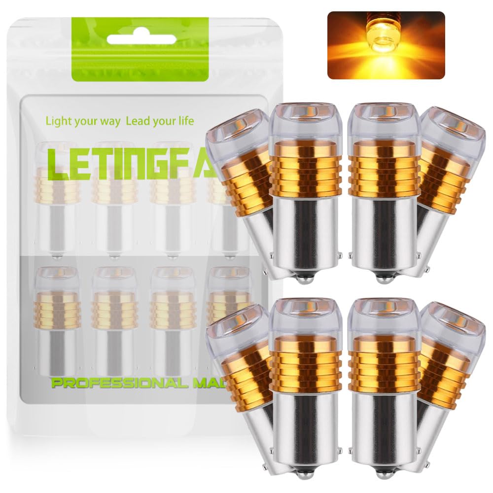 

S25 LED Single Yellow Explosive Light S25 LED Back Lamp with Different Pin Angles, S25 Single 1156 BA15S жёлтый