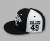 Cross Border Color Blocked Letter Embroidered Baseball Cap, European And American Casual Duckbill Cap,  Flat And Tre