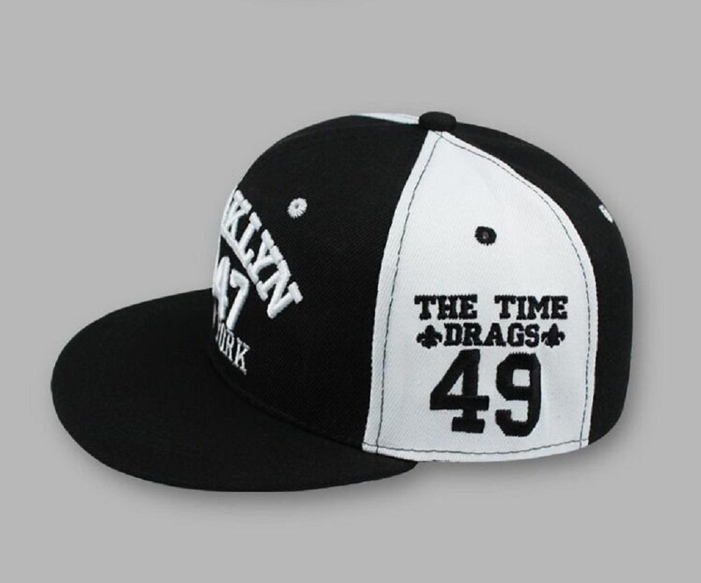 

Unisex BROOKLYN 1947 Embroidery Hip-hop Hats Outdoor Adjustable Casual Baseball Caps Sunscreen Hat Adjustable