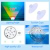 LED Pool Light 15 Colors Water Resistant RGB Submersible Pond Light Underwater Lamp with Remote Control for Outdoor