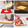 Silicone Baking Mat Swiss Roll Mat Non-stick Silicone Oven Mat Pizza Cake Tray Bread Cake Baking Mold Pastry Baking Accessories