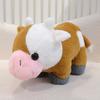 Simulation Cow Plush Toy Kids Soothing Companion Animal Doll Pillow Doll Birthday Gift
