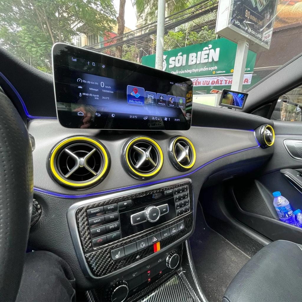 Car Air Condition Air Vent Outlet Ring Cover Trim Decoration Fit For Mercedes Benz GLA X156 CLA C117 Class