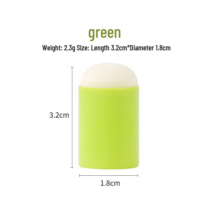 Vintage Journal Ink Pad Blending Tool with DIY Sponge Finger Cot and Lace Ruler - Available In 5 Colors for Stamping, Smearing, and Coloring.