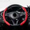 2026 New For VW VOLKSWAGEN Universal Suede Leather Car Steering Wheel Cover Auto Anti-slip Wheel Booster Cover For Golf GTI 4 5