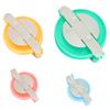 4 Sizes Pompom Maker Plastic DIY Fluff Ball Weaving Needlework Knitting Tools Set