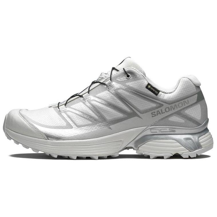 SALOMON Xt-Pathway Gore-Tex Comfortable Versatile Low-Top Casual Trail Marathon Running Shoes Men Sneaker Lunar-Rock Alloy White 477309