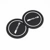 For Benz S-W222Pcs Premium Silicone AMG Car Water Cup Holder Coaster Anti-Slip Mats For Mercedes Benz W213 W204 W205 W177 GLC Auto Accessories