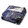Warm Soft Blankets Girls Boys Camping Escape from Tarkov Scav PMC Map Throw Blanket Flannel Bedspread For Funny Sofa Bed Cover
