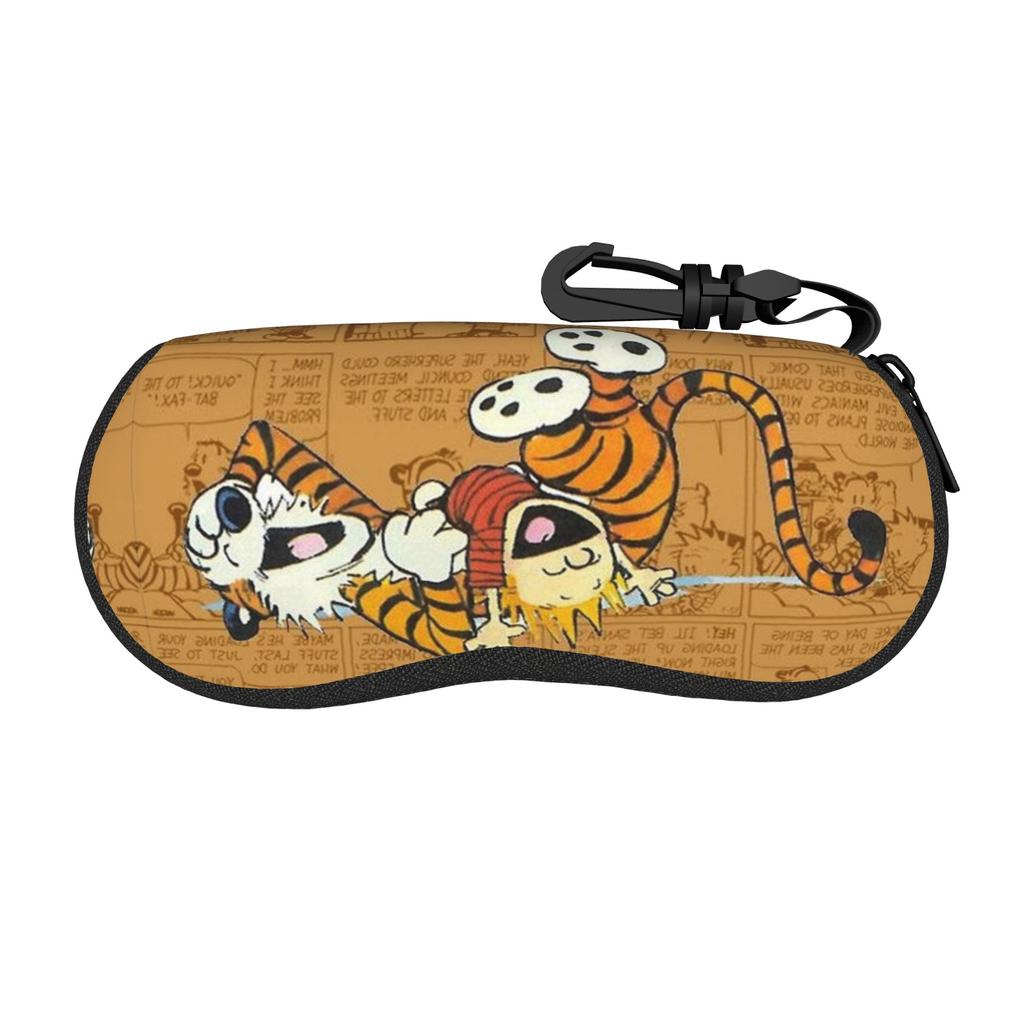 Calvined and Hobbes Glasses Case Sunglasses Case Pocket Fashion Eyewear Box Original Male Female Eyeglass Protector