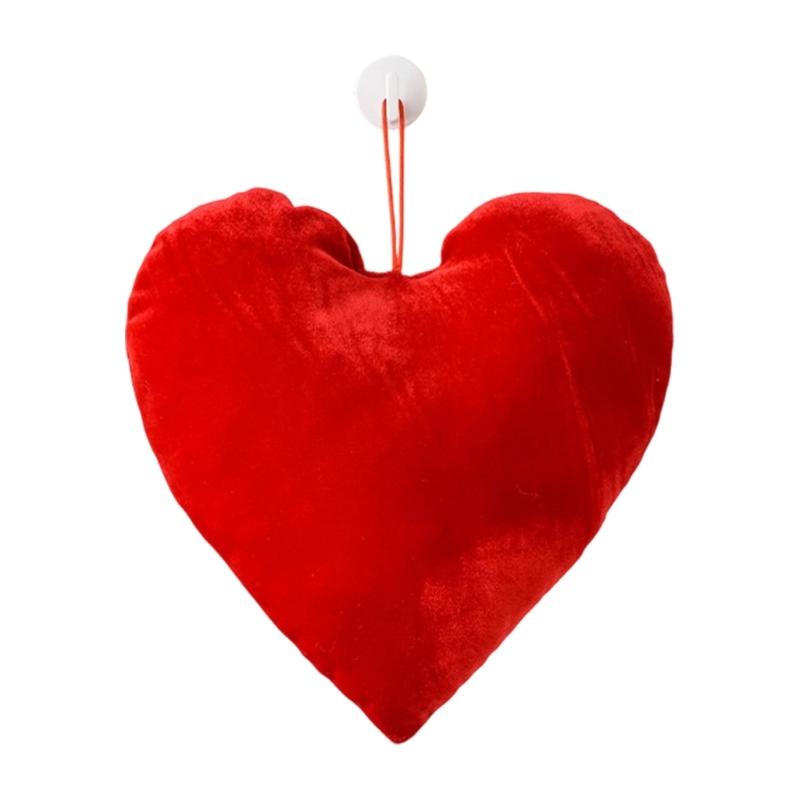 Valentine's Day Heart Decoration Soft Stuffed Heart Pendant For Wedding Proposals Engagement Anniversary Celebration