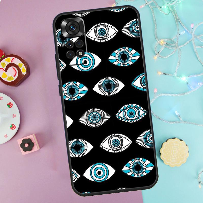 Nazar Boncugu Evil Eye Case For Xiaomi Redmi Note 9 10 11 12 13 14 Pro 9S 10S 11S 12S Redmi 14C 10C 12C 13C Cover