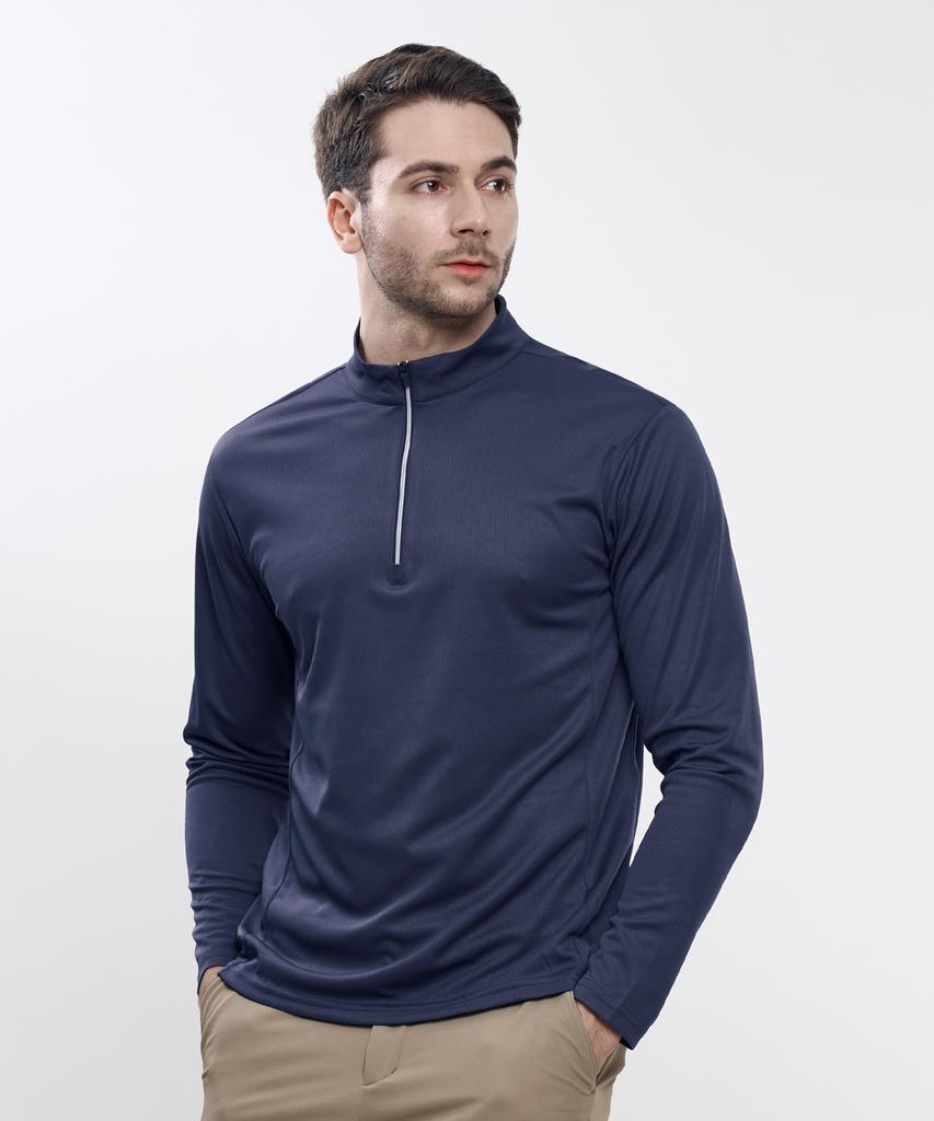 EXTRASPORTY Good Fortune Men'S Long Sleeve Zip-Up T-Shirt 5 Colors (Type A)