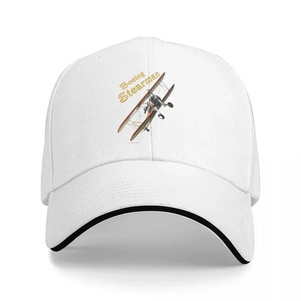 Plane Simple Boeing StearUnisex VHRAC Baseball Cap Hood Funny hats dad hat Golf Wear Unisex Luxury Brand Womens