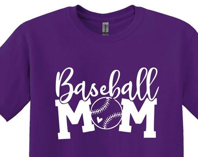 Baseball Mom T-Shirt, Game Day Sports Outfit